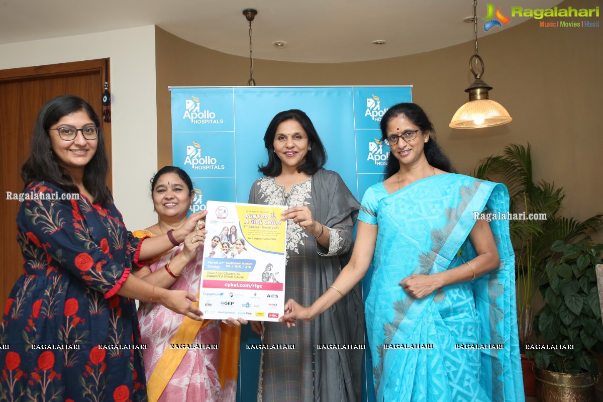 Seva Bharati Presents Run For A Girl Child 5th Edition Poster Launch