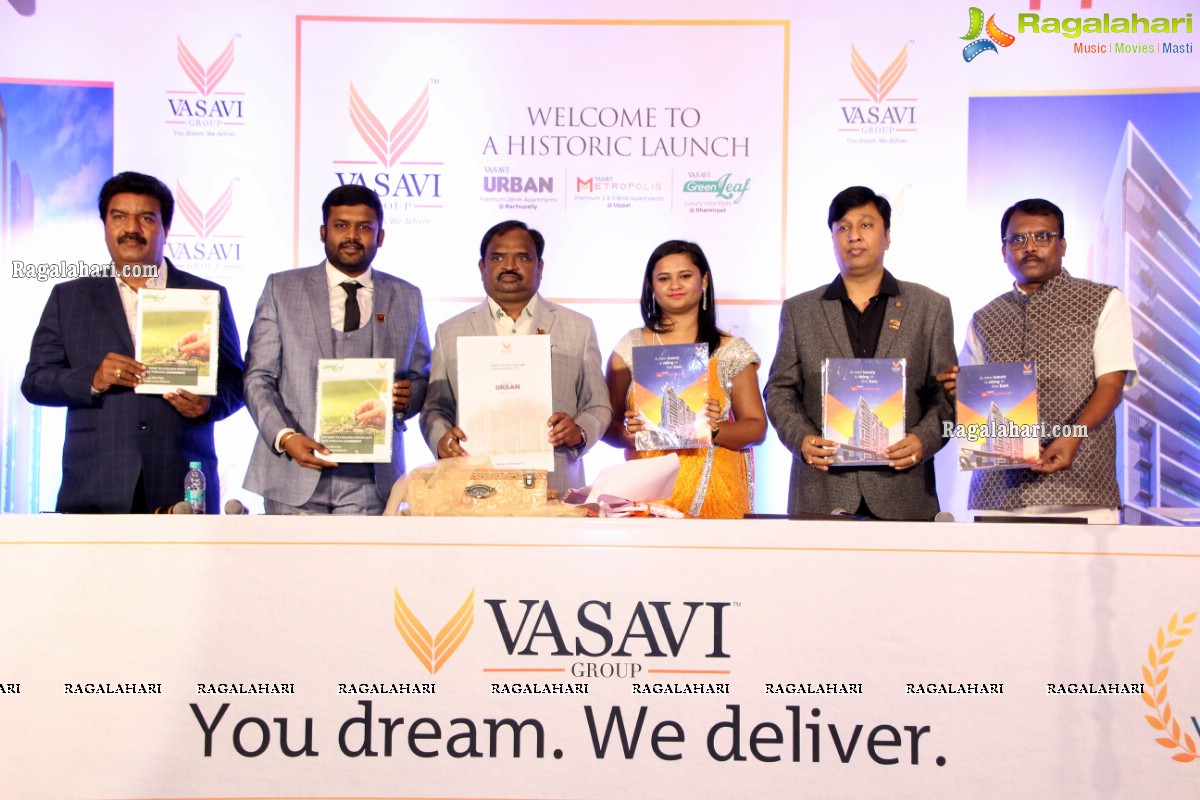 Vasavi Group Launches Three Prestigious Real Estate Projects