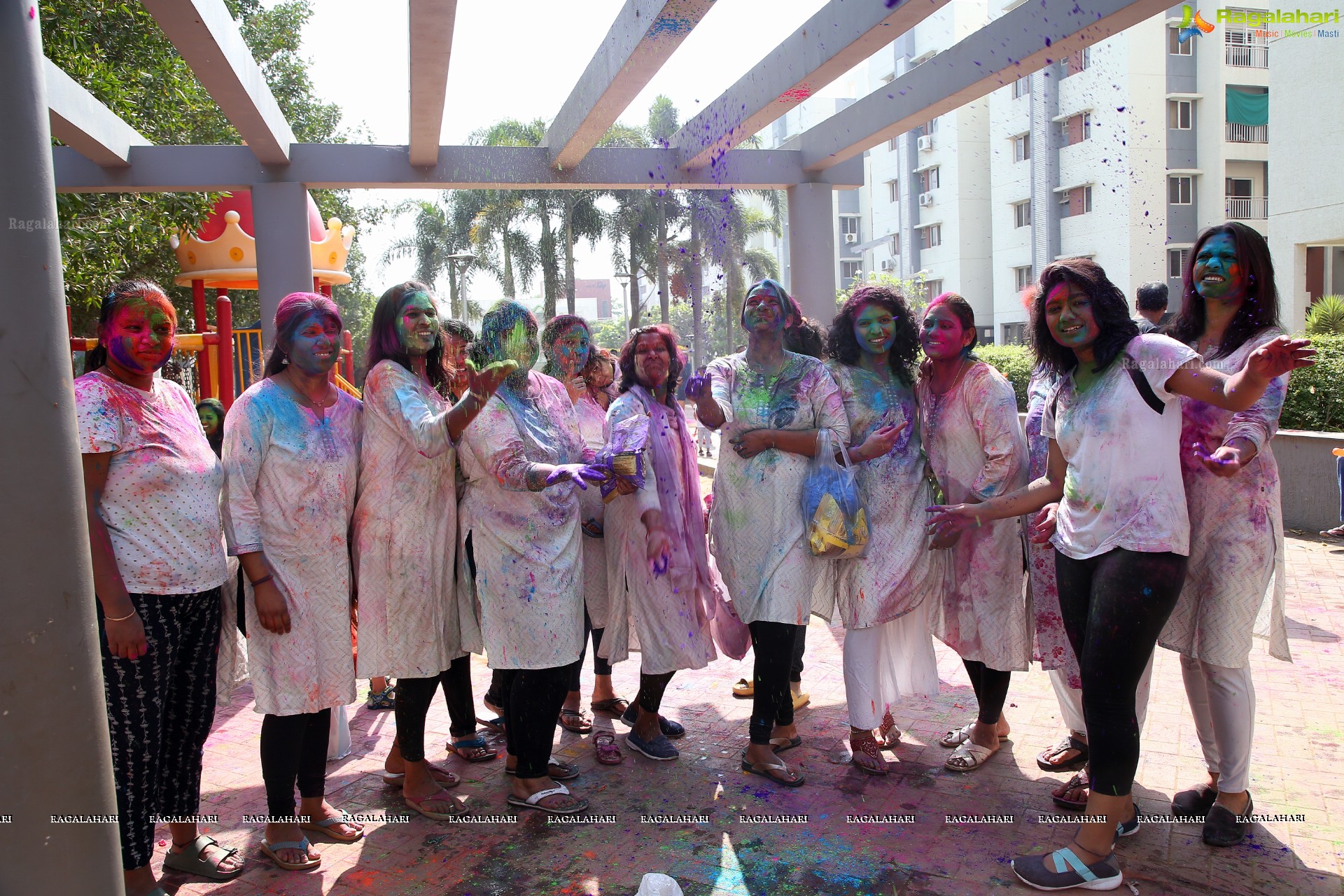 Holi Celebrations 2022 at Aparna Kanopy Tulip, Gundlapochampalli, Hyderabad