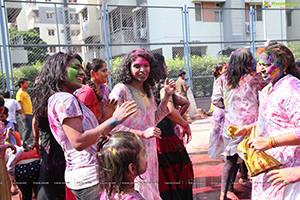 Holi Celebrations 2022 at Aparna Kanopy Tulip