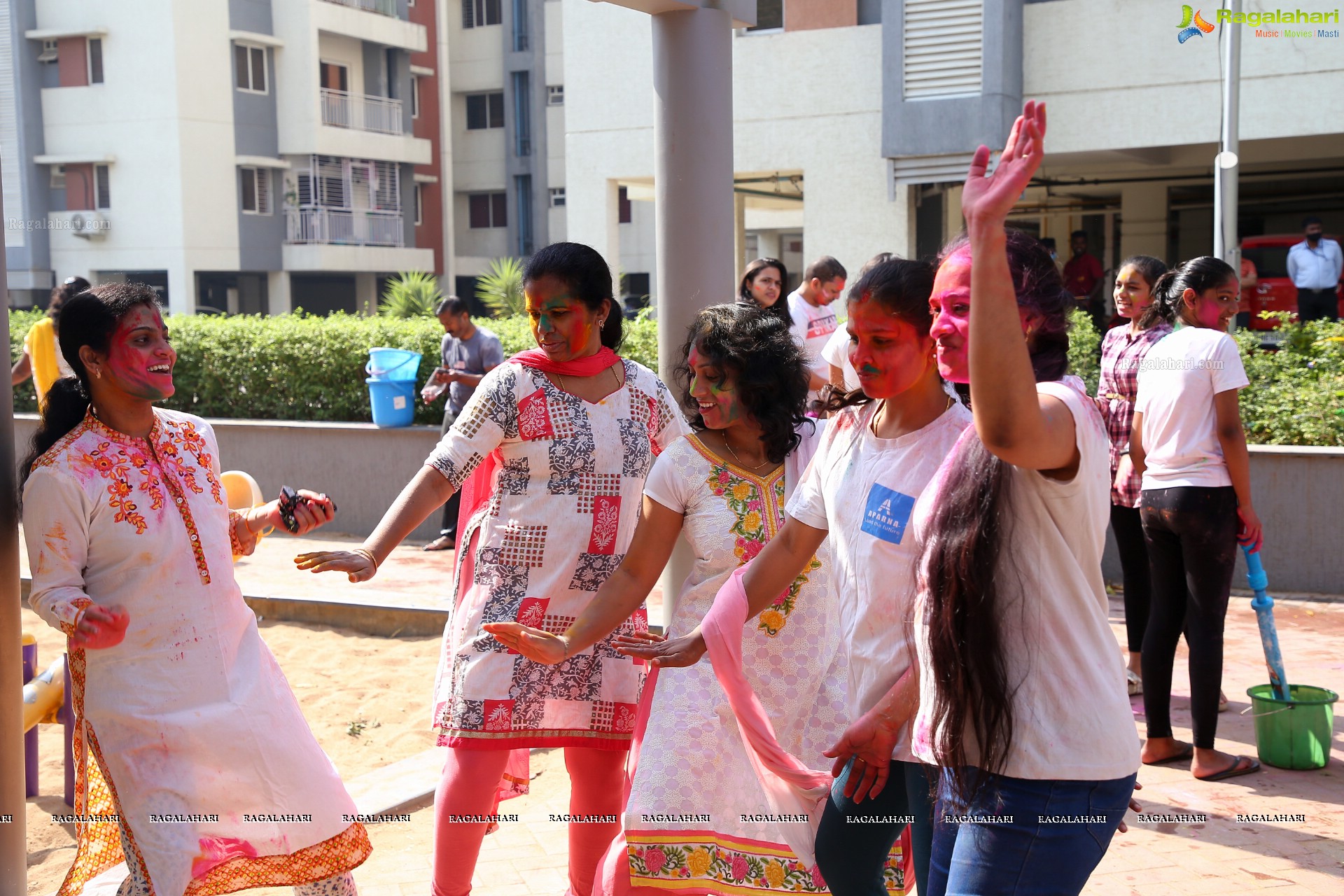 Holi Celebrations 2022 at Aparna Kanopy Tulip, Gundlapochampalli, Hyderabad