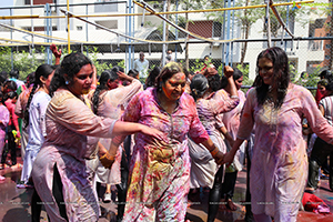 Holi Celebrations 2022 at Aparna Kanopy Tulip