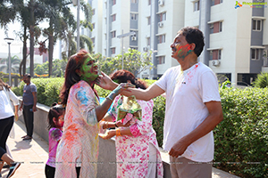 Holi Celebrations 2022 at Aparna Kanopy Tulip