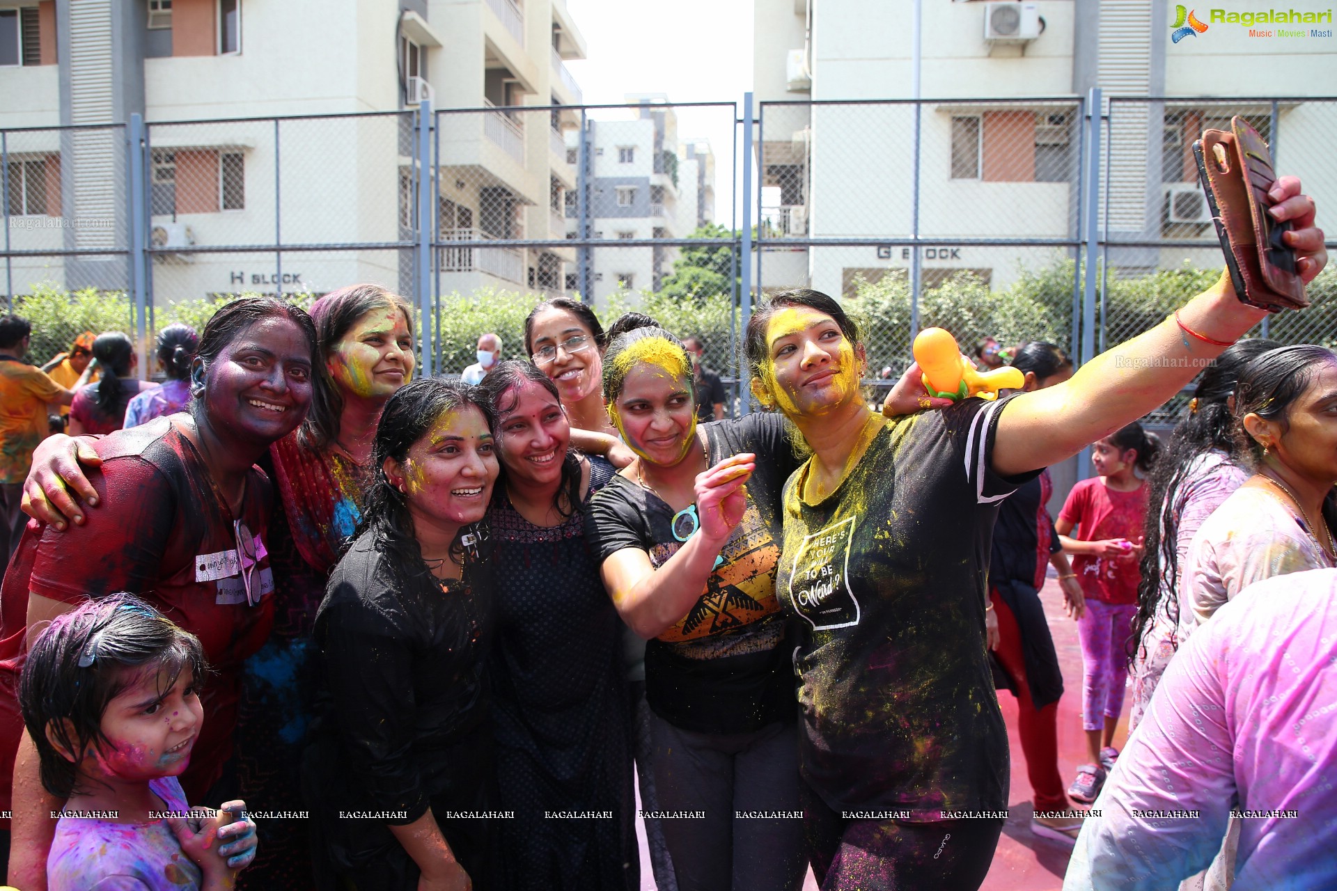 Holi Celebrations 2022 at Aparna Kanopy Tulip, Gundlapochampalli, Hyderabad