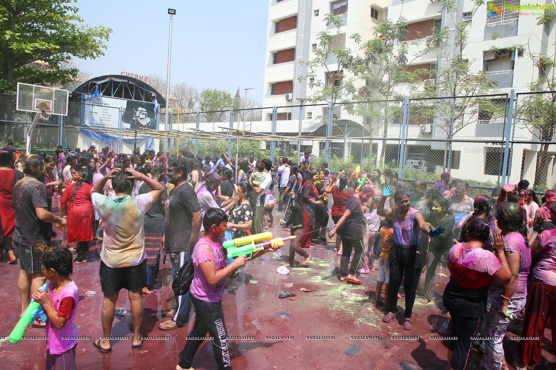 Holi Celebrations 2022 at Aparna Kanopy Tulip, Gundlapochampalli, Hyderabad