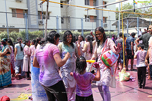 Holi Celebrations 2022 at Aparna Kanopy Tulip