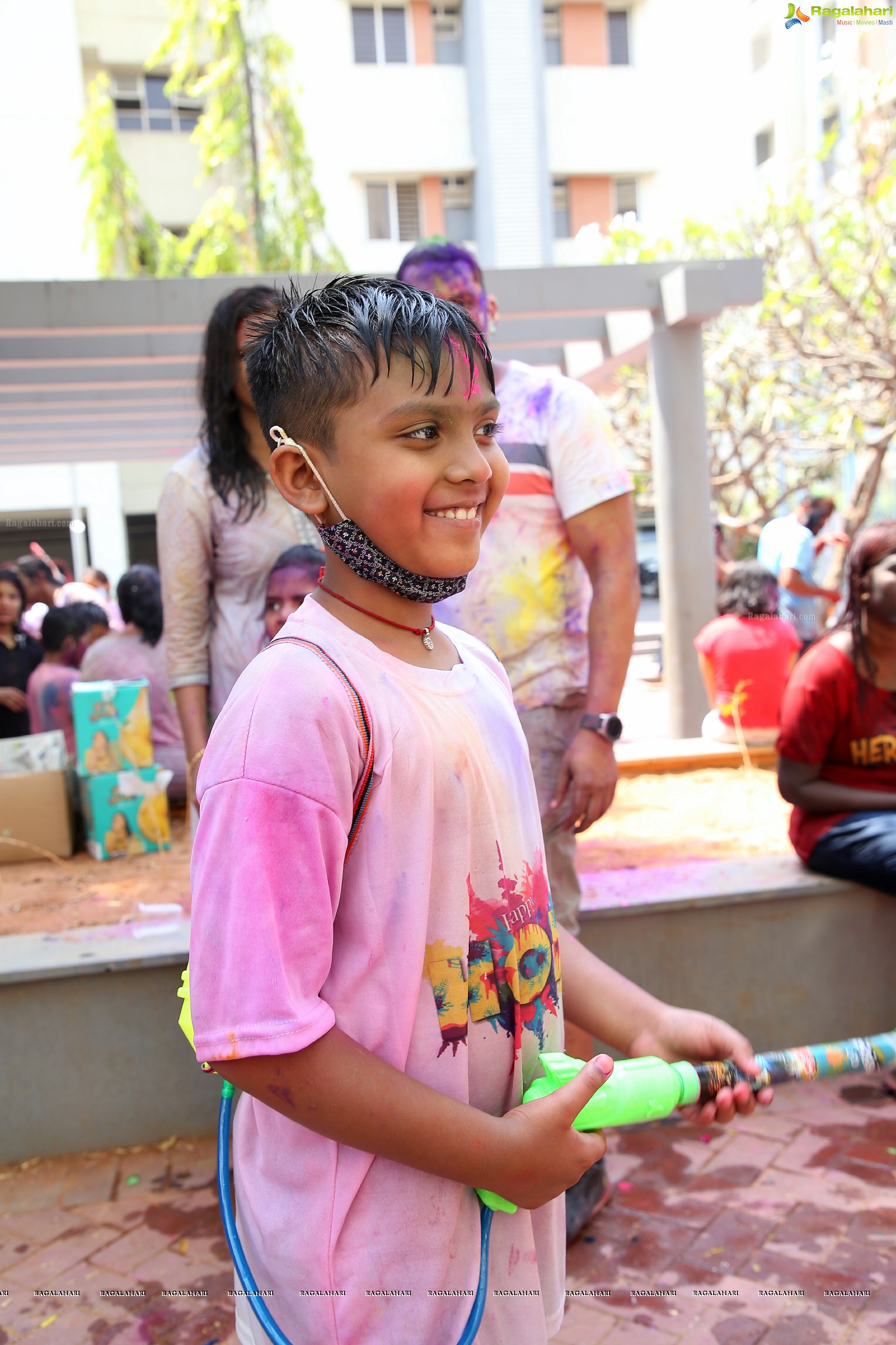 Holi Celebrations 2022 at Aparna Kanopy Tulip, Gundlapochampalli, Hyderabad