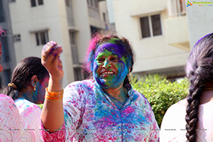 Holi Celebrations 2022 at Aparna Kanopy Tulip