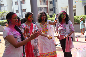 Holi Celebrations 2022 at Aparna Kanopy Tulip