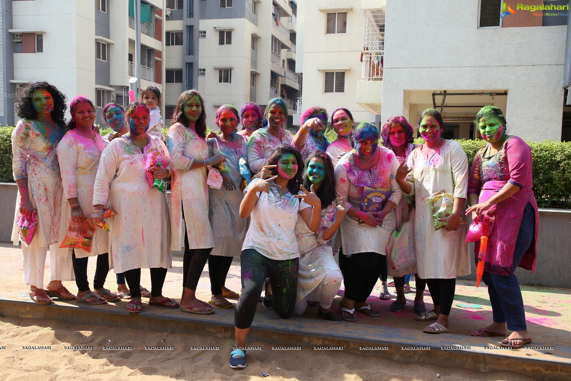 Holi Celebrations 2022 at Aparna Kanopy Tulip, Gundlapochampalli, Hyderabad