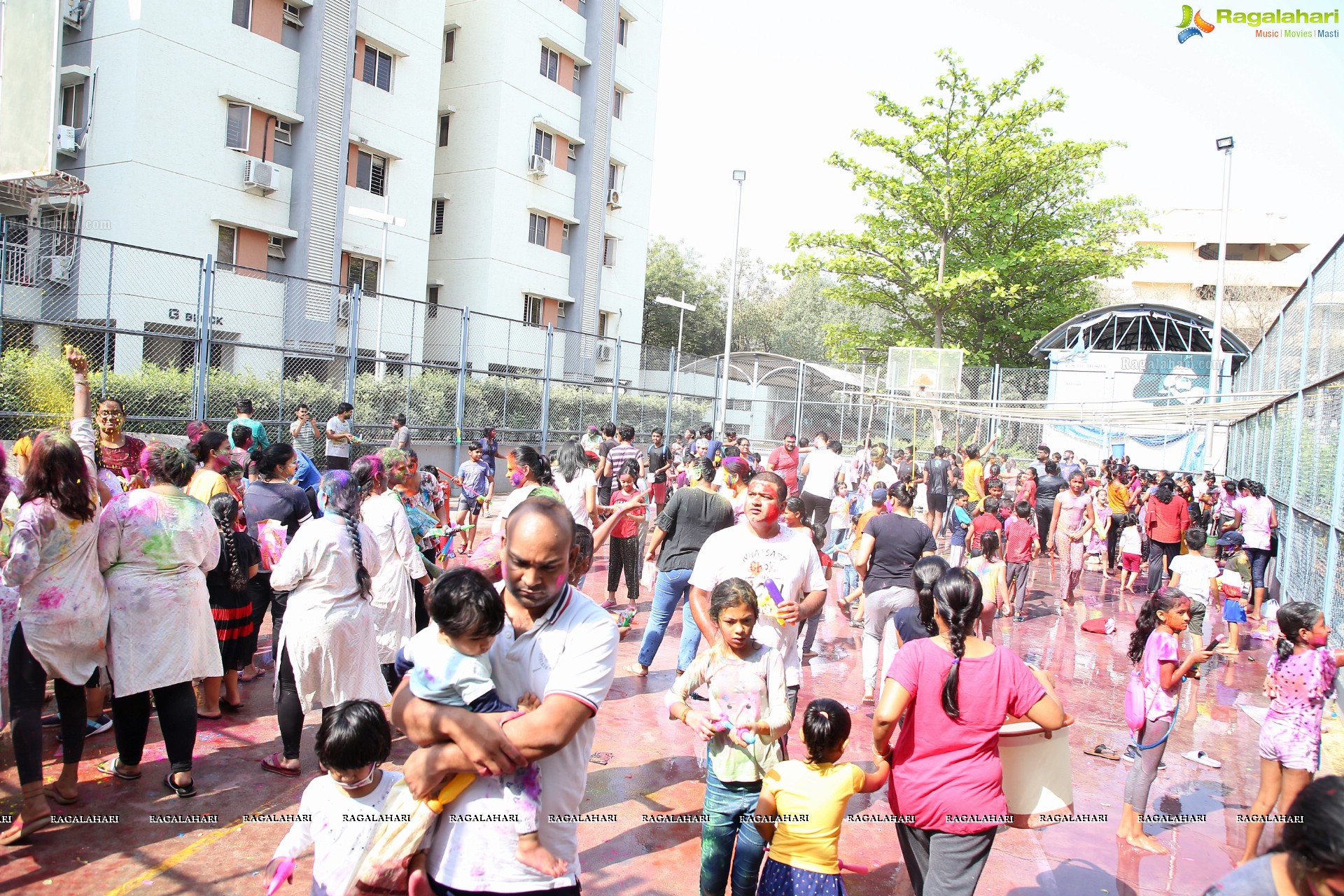 Holi Celebrations 2022 at Aparna Kanopy Tulip, Gundlapochampalli, Hyderabad