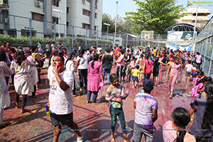 Holi Celebrations 2022 at Aparna Kanopy Tulip