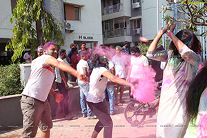 Holi Celebrations 2022 at Aparna Kanopy Tulip