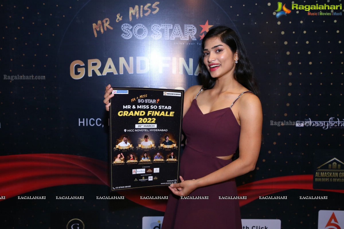 Mr & Miss So Star 2022 Grand Finale Poster Launch at HICC Novotel