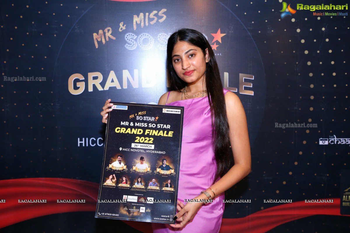 Mr & Miss So Star 2022 Grand Finale Poster Launch at HICC Novotel