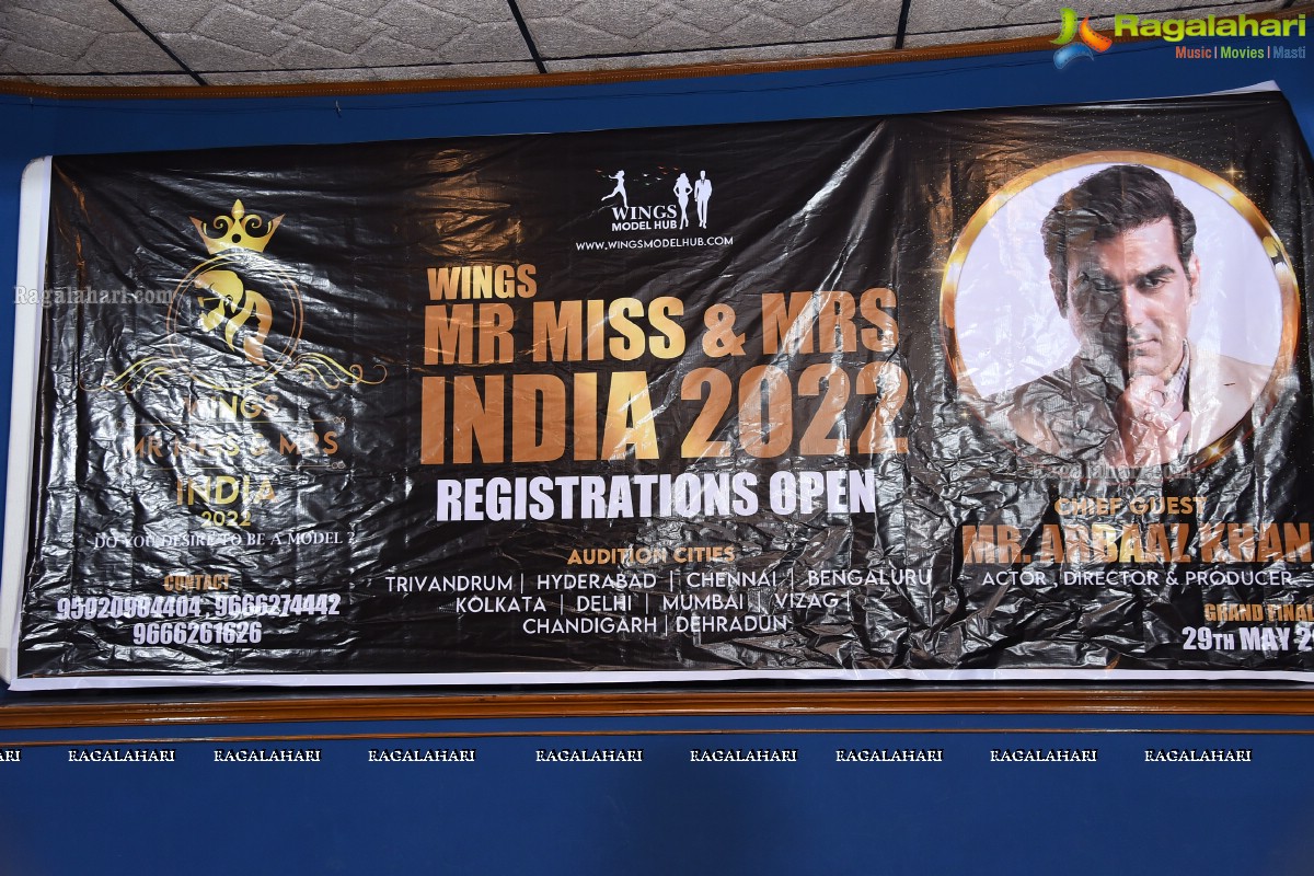 Wings Mr Miss & Mrs India 2022 Poster Launch