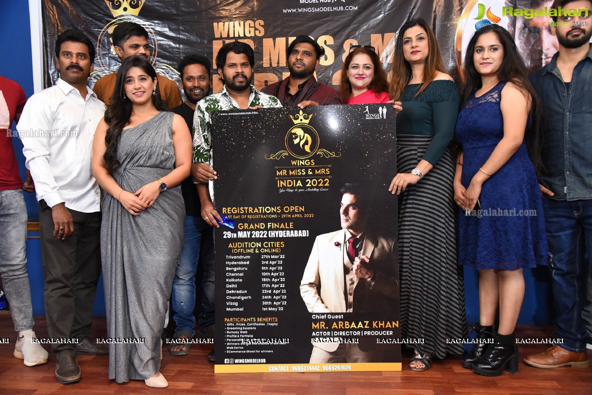 Wings Mr Miss & Mrs India 2022 Poster Launch