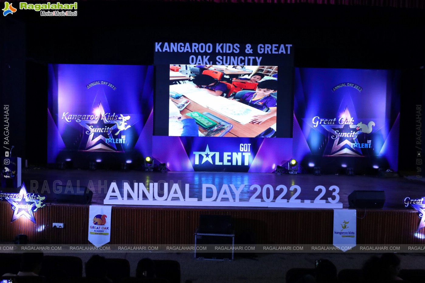 Kangaroo Kids-Suncity and Great Oak Annual Day 2022-23 @Taramati Baradari