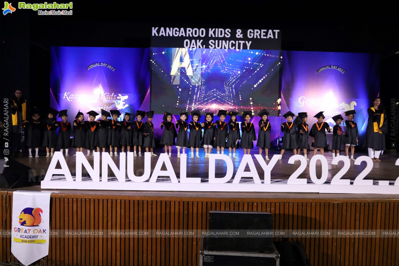 Kangaroo Kids-Suncity and Great Oak Annual Day 2022-23 @Taramati Baradari