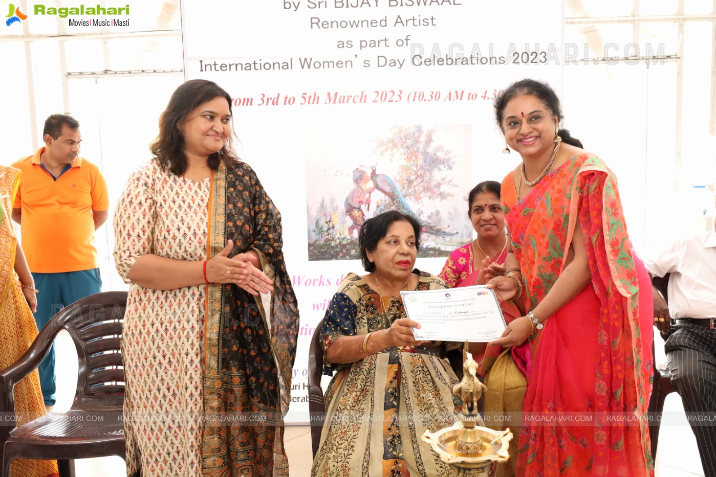 Inauguration of Exhibition of Paintings Workshop- State Art Gallery