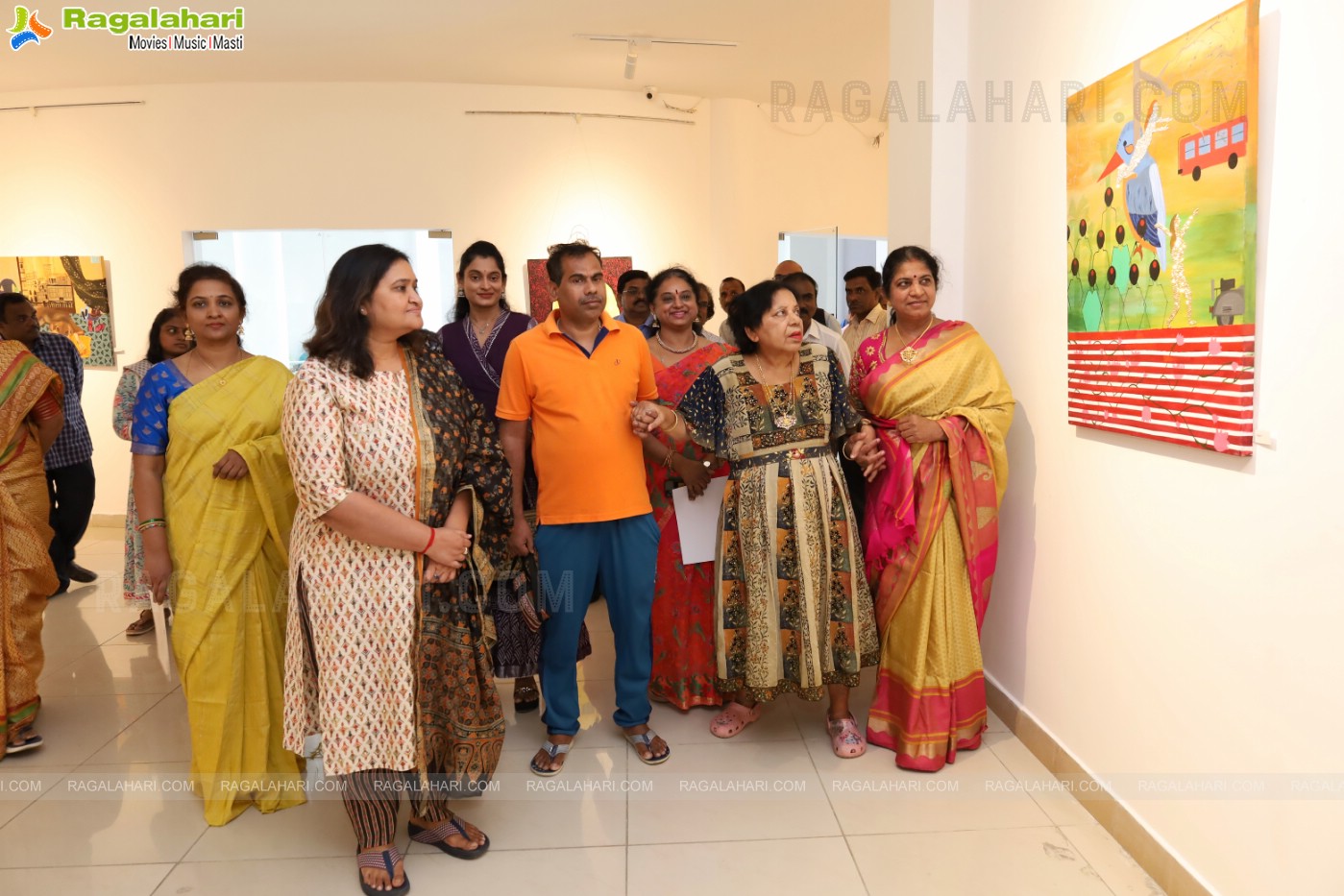 Inauguration of Exhibition of Paintings Workshop- State Art Gallery