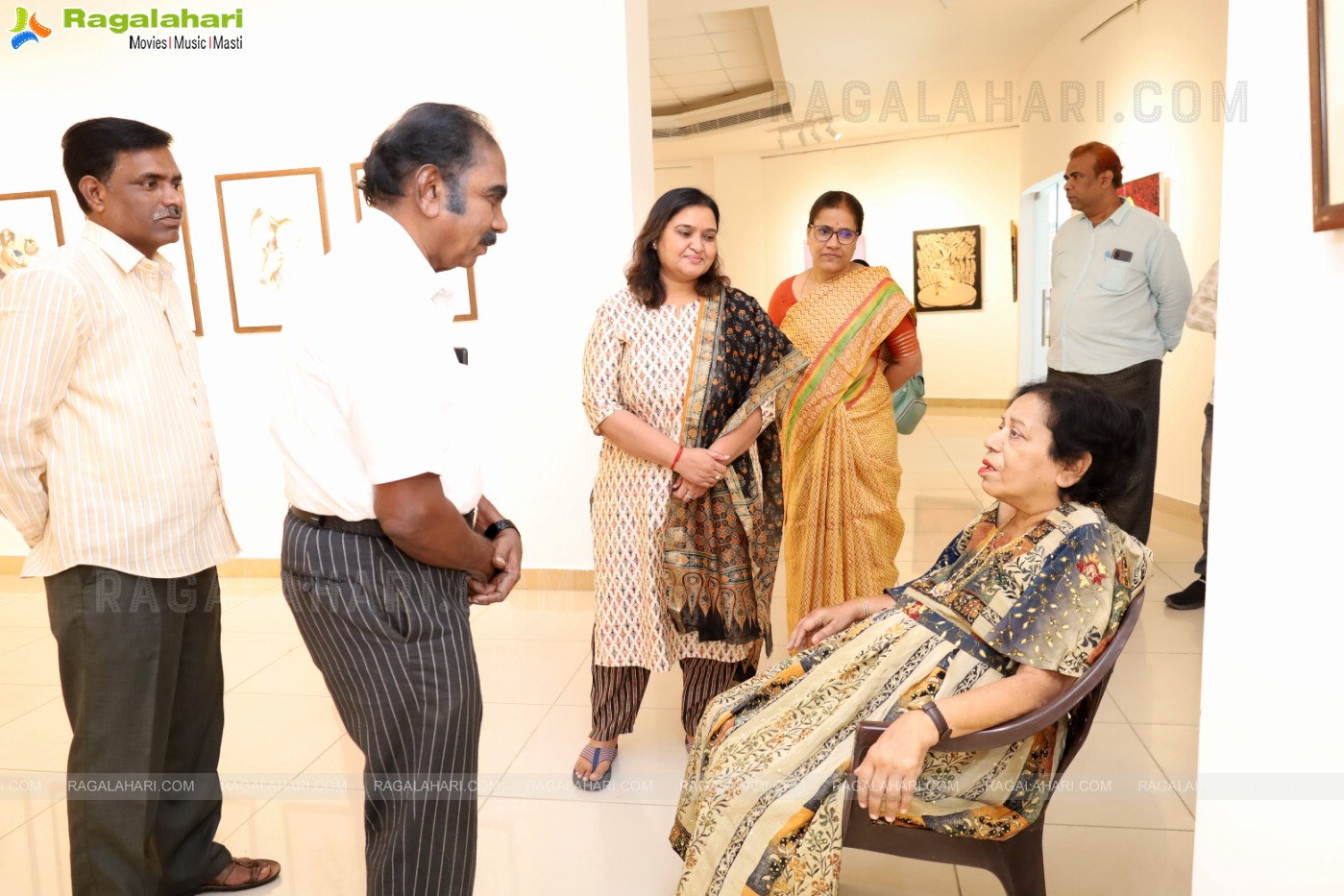 Inauguration of Exhibition of Paintings Workshop- State Art Gallery