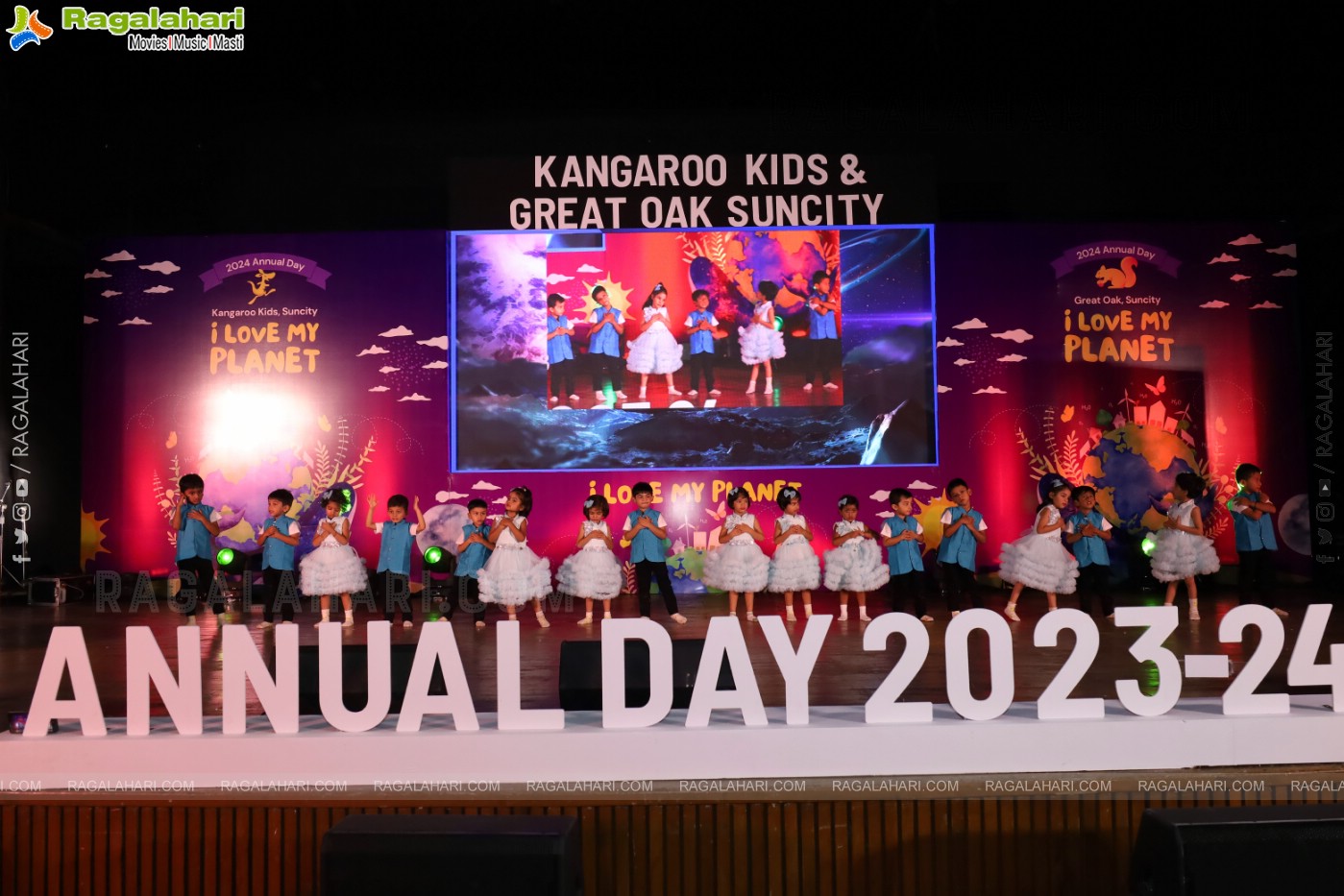 Kangaroo Kids-Suncity and Great Oak Annual Day 2024 @Taramati Baradari