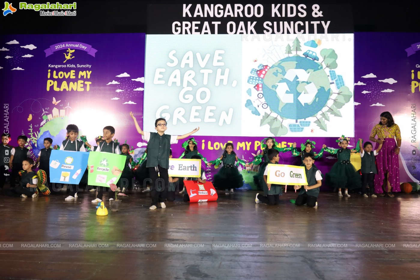 Kangaroo Kids-Suncity and Great Oak Annual Day 2024 @Taramati Baradari