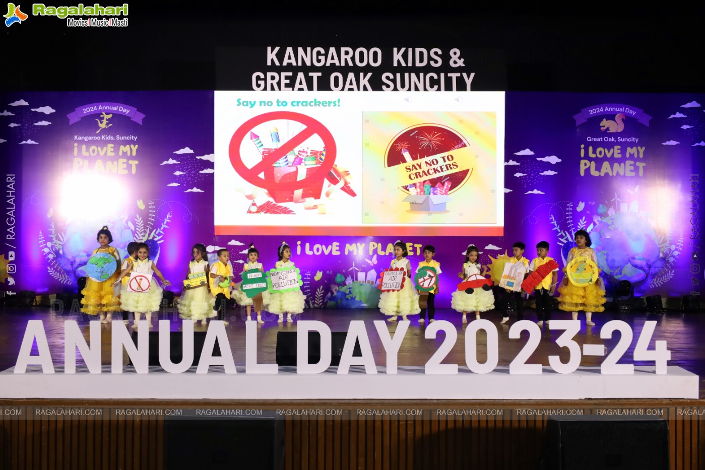 Kangaroo Kids-Suncity and Great Oak Annual Day 2024 @Taramati Baradari