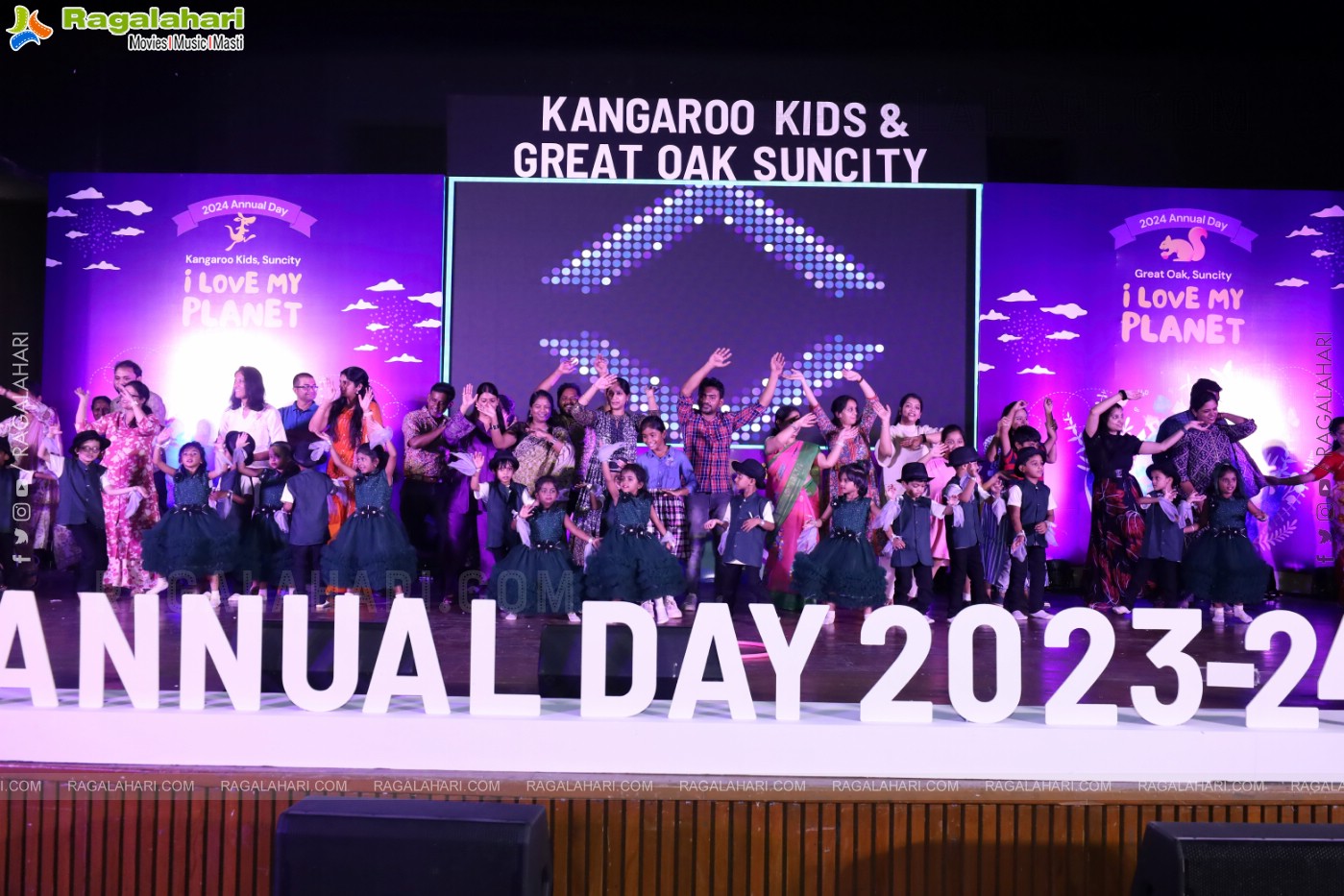 Kangaroo Kids-Suncity and Great Oak Annual Day 2024 @Taramati Baradari