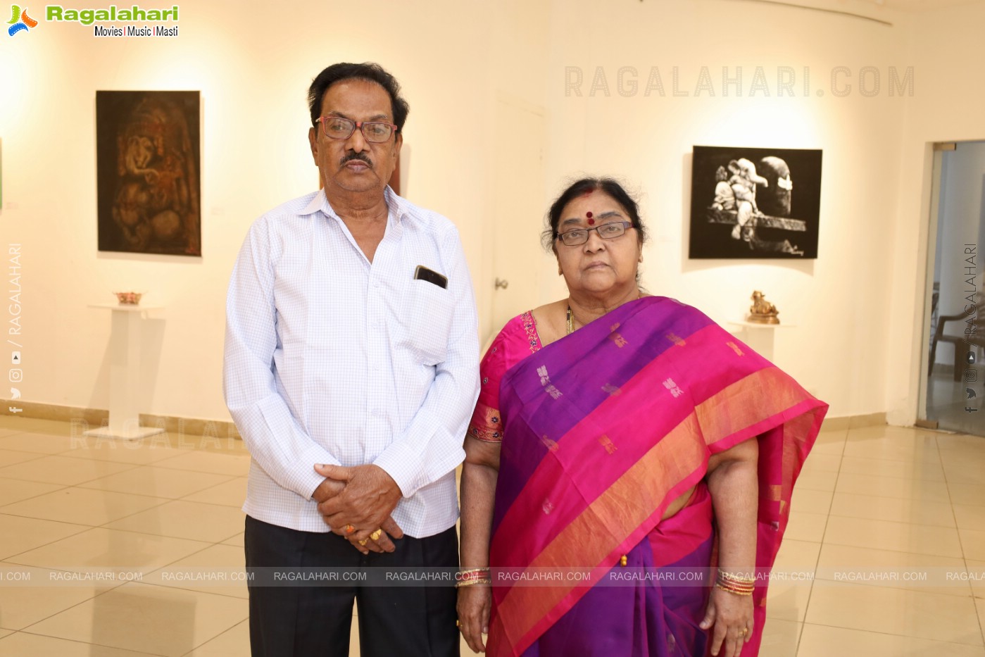 Spandan Art Exhibition Inauguration at Chitramayee State Gallery of Art, Hyderabad