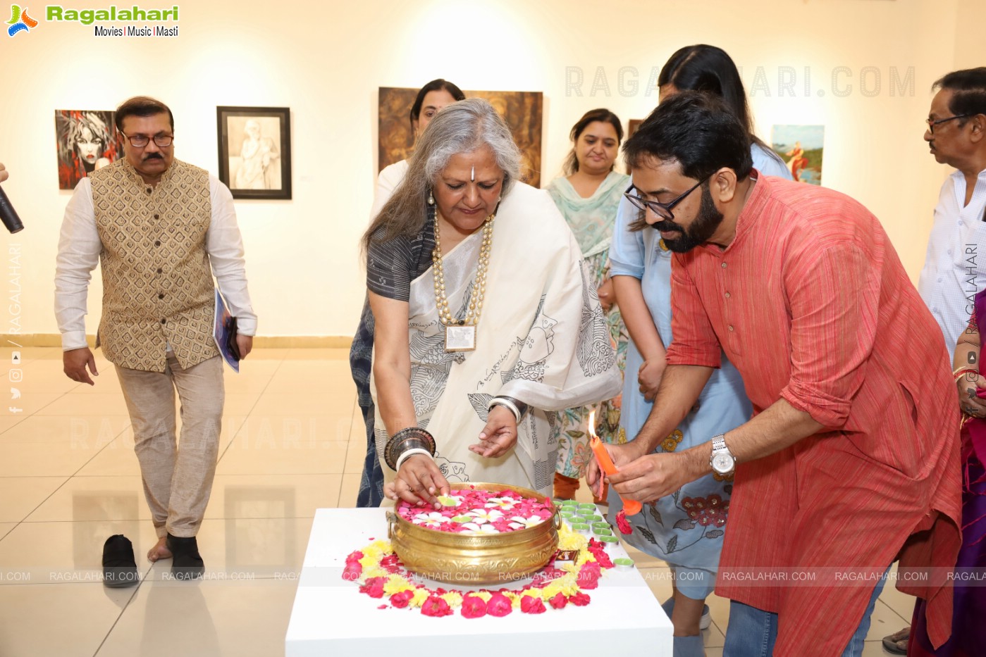 Spandan Art Exhibition Inauguration at Chitramayee State Gallery of Art, Hyderabad