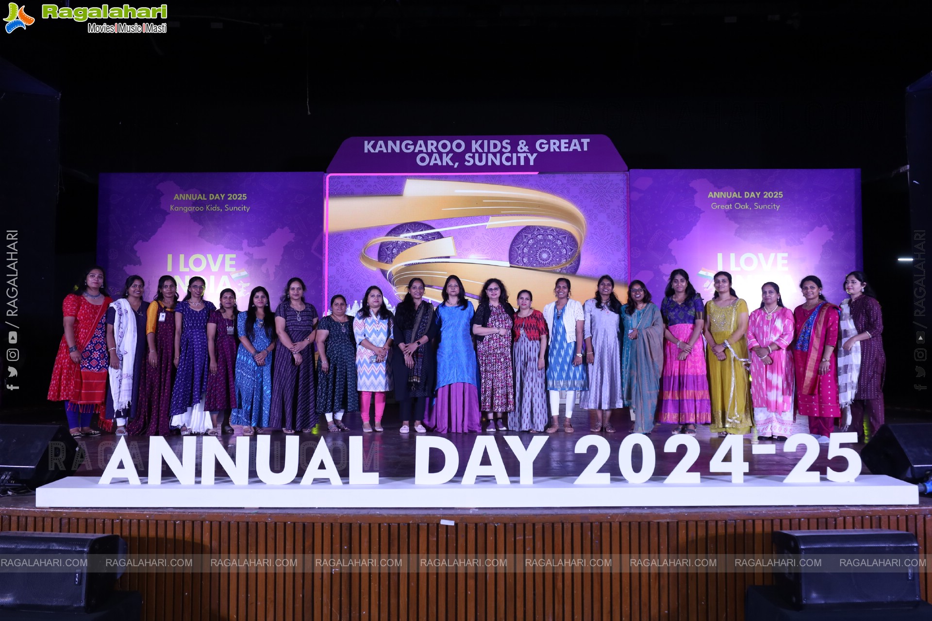 Kangaroo Kids-Suncity and Great Oak Annual Day 2025 @Taramathi Baradari