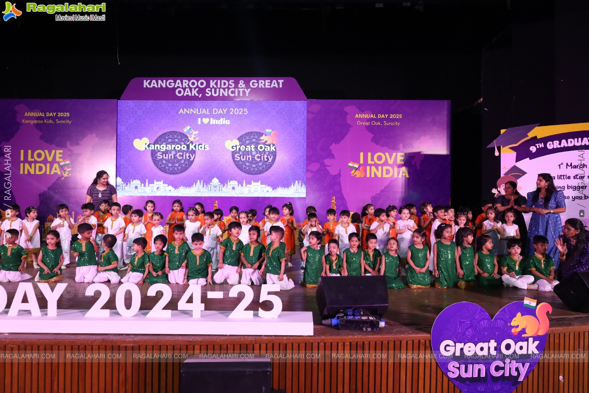 Kangaroo Kids-Suncity and Great Oak Annual Day 2025 @Taramathi Baradari