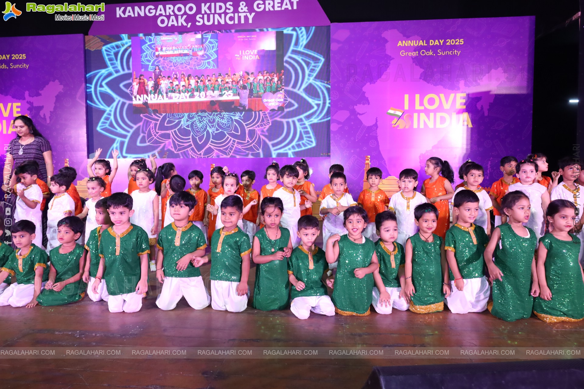 Kangaroo Kids-Suncity and Great Oak Annual Day 2025 @Taramathi Baradari