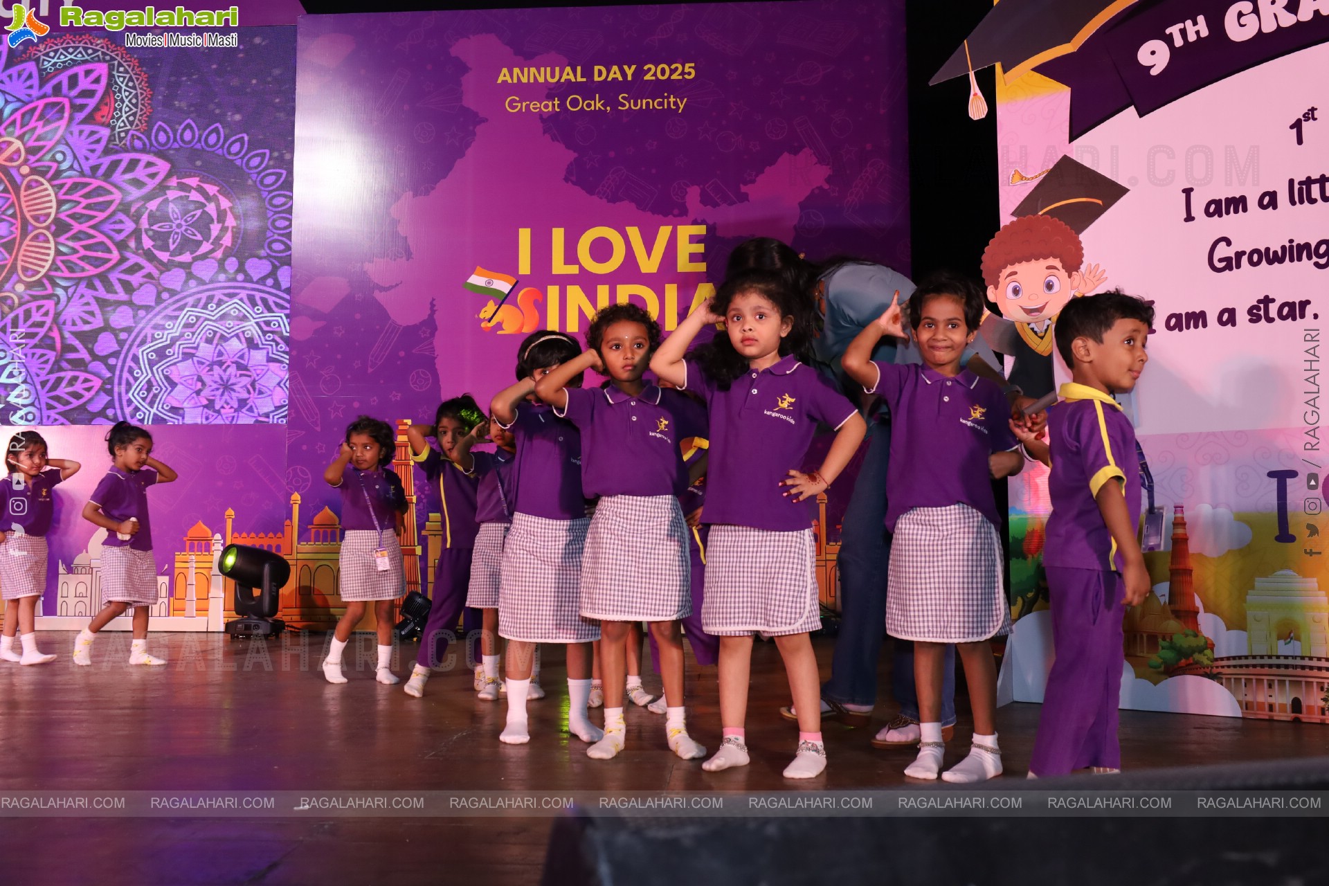 Kangaroo Kids-Suncity and Great Oak Annual Day 2025 @Taramathi Baradari