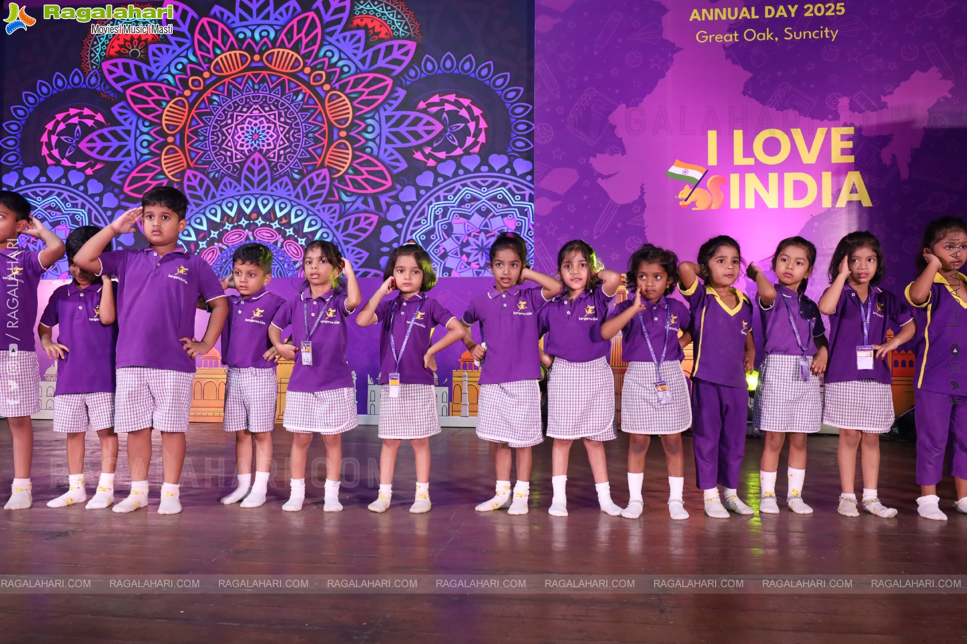 Kangaroo Kids-Suncity and Great Oak Annual Day 2025 @Taramathi Baradari