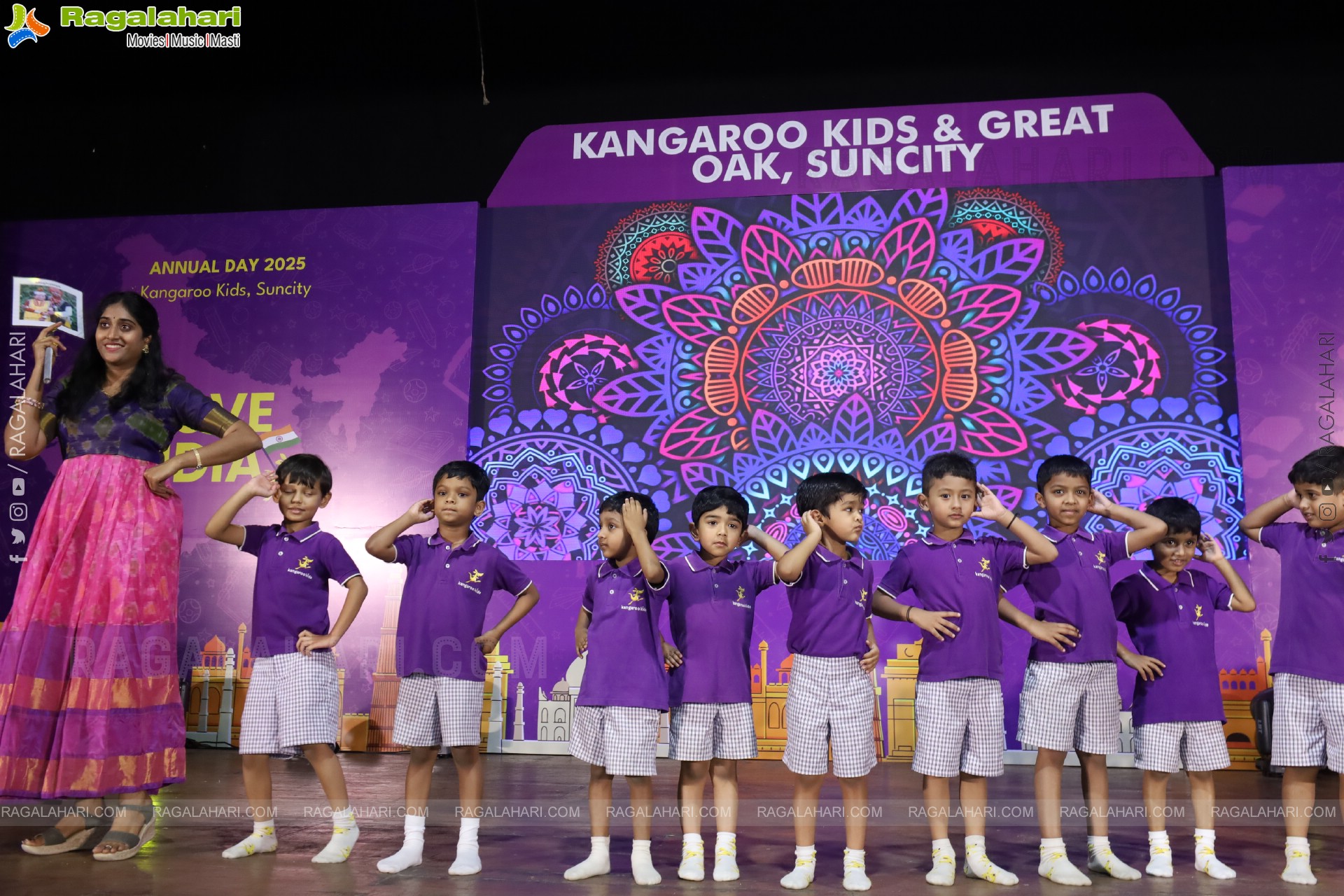 Kangaroo Kids-Suncity and Great Oak Annual Day 2025 @Taramathi Baradari