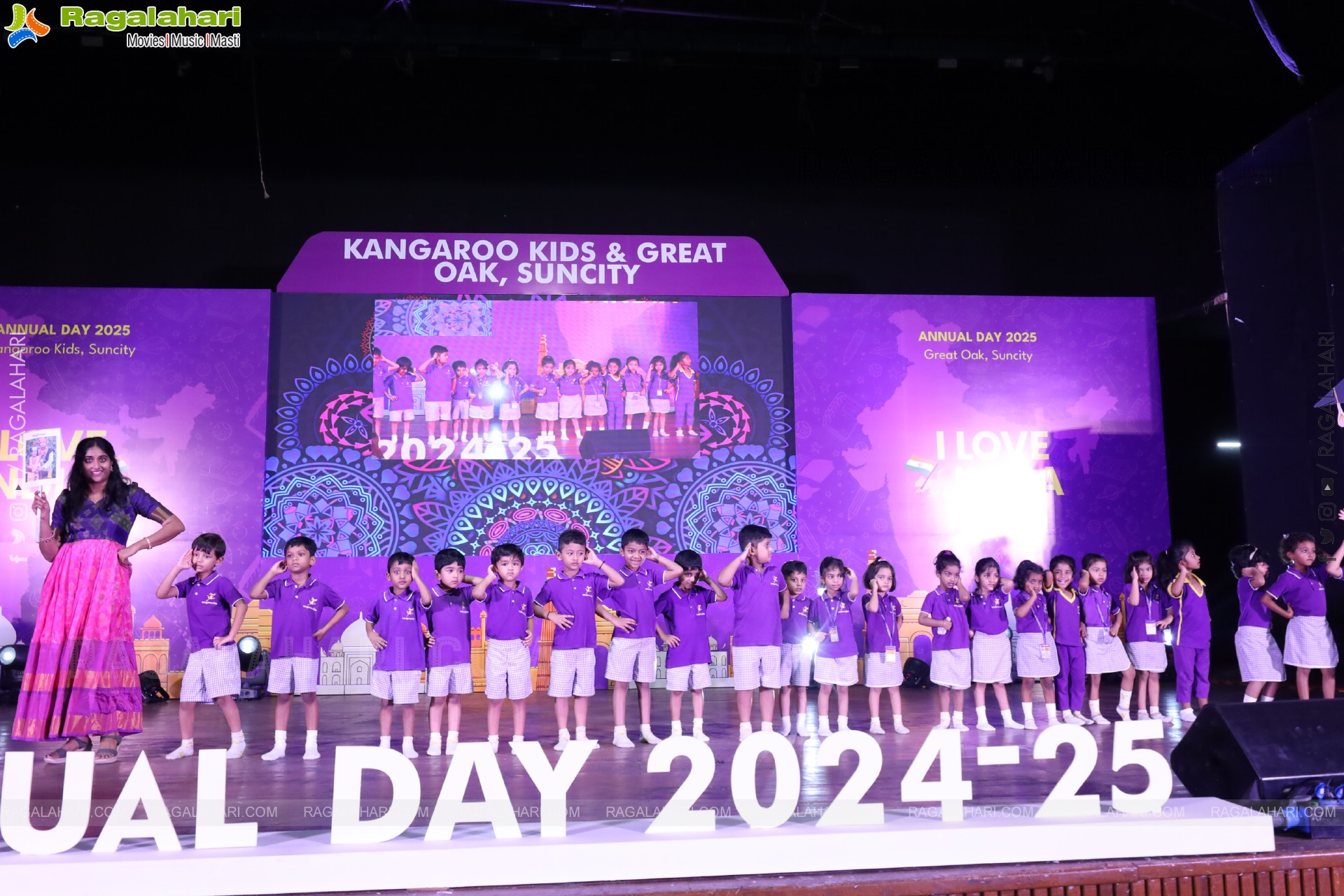 Kangaroo Kids-Suncity and Great Oak Annual Day 2025 @Taramathi Baradari