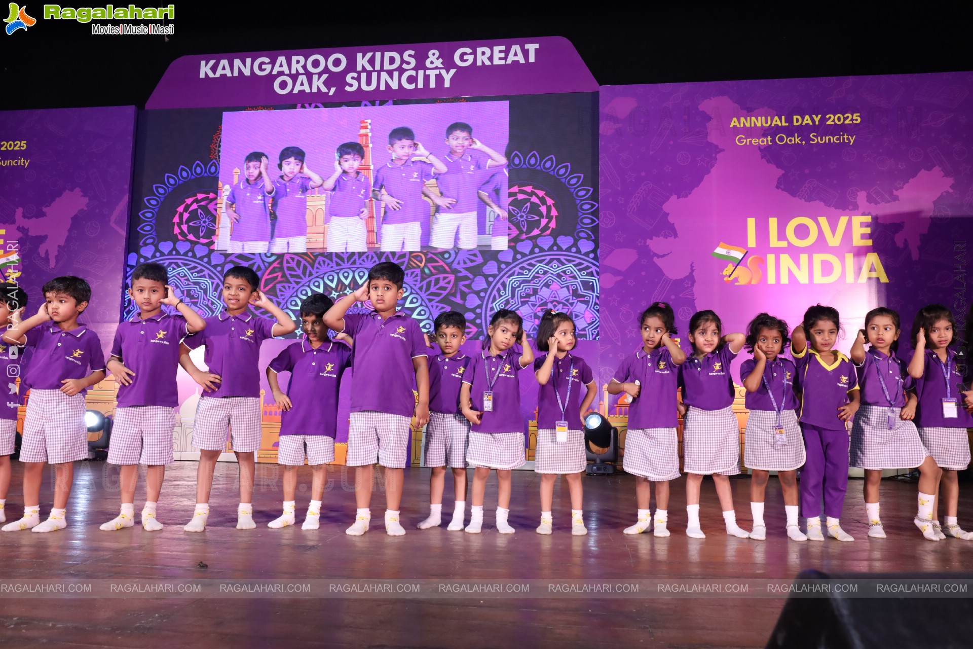 Kangaroo Kids-Suncity and Great Oak Annual Day 2025 @Taramathi Baradari