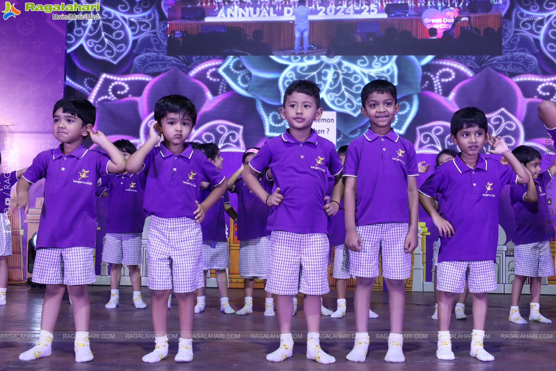 Kangaroo Kids-Suncity and Great Oak Annual Day 2025 @Taramathi Baradari