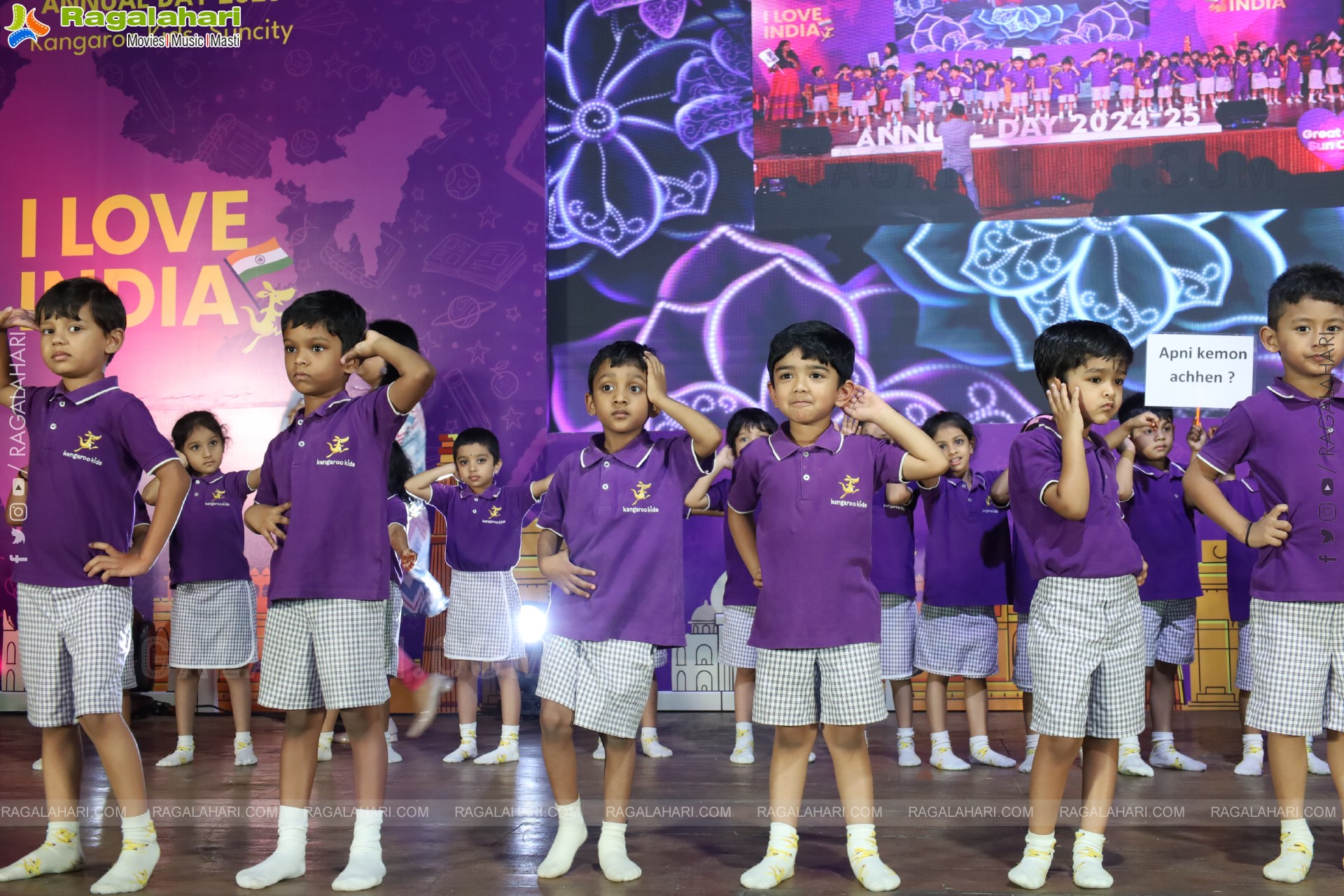 Kangaroo Kids-Suncity and Great Oak Annual Day 2025 @Taramathi Baradari