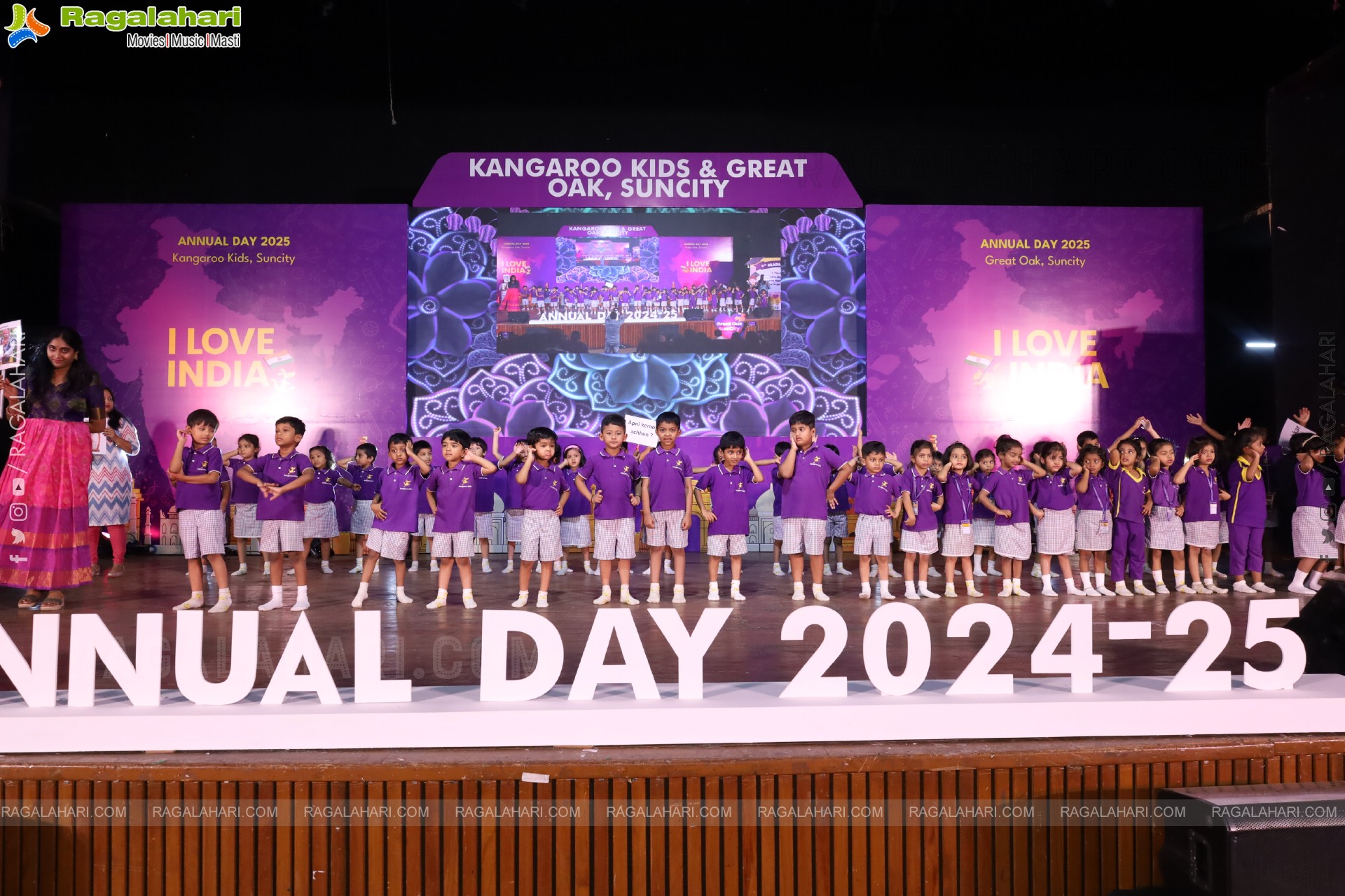 Kangaroo Kids-Suncity and Great Oak Annual Day 2025 @Taramathi Baradari