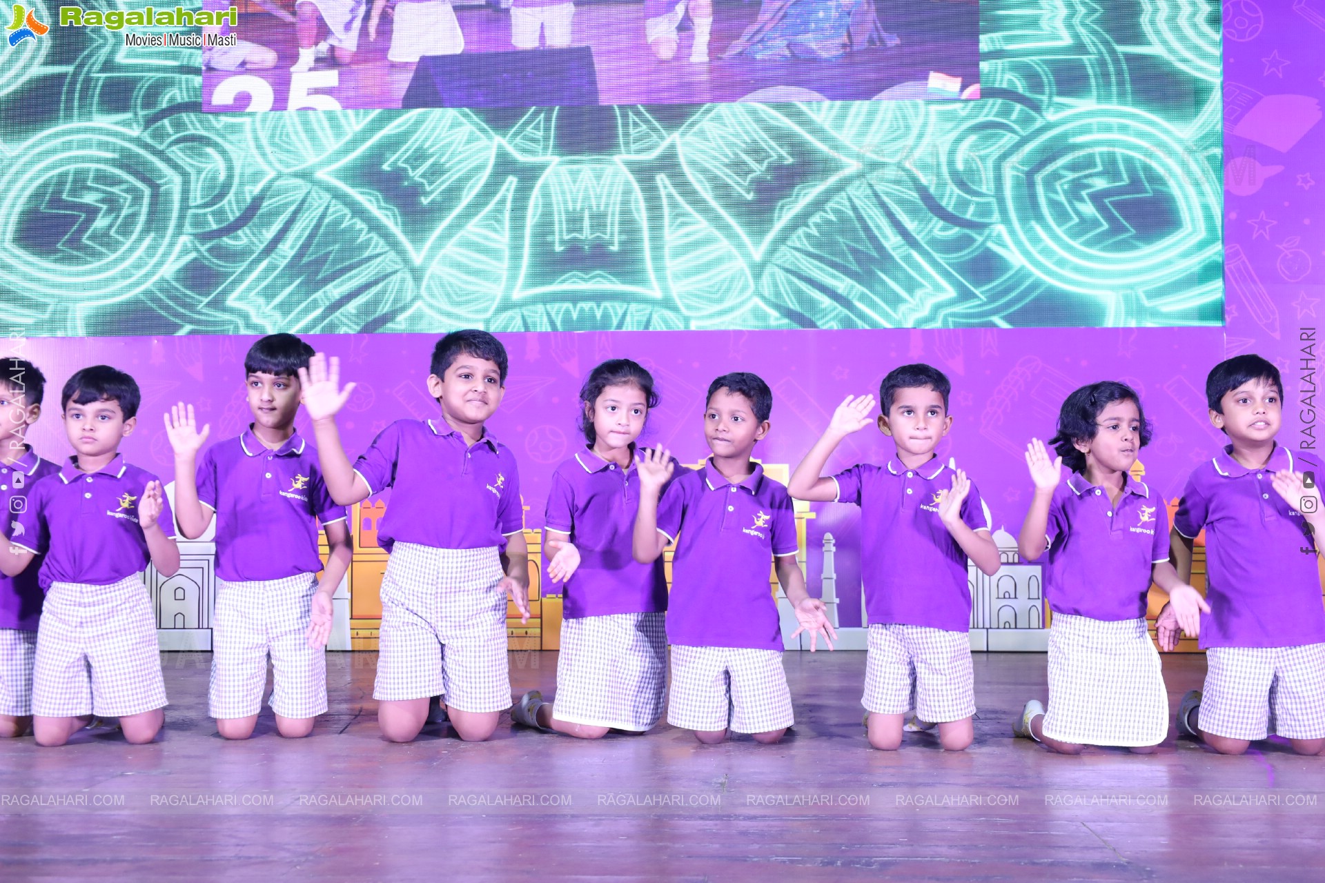 Kangaroo Kids-Suncity and Great Oak Annual Day 2025 @Taramathi Baradari