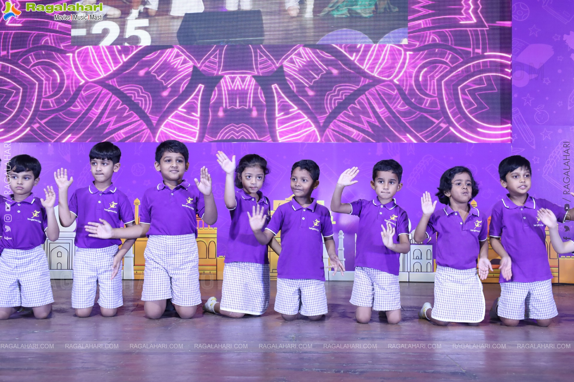 Kangaroo Kids-Suncity and Great Oak Annual Day 2025 @Taramathi Baradari