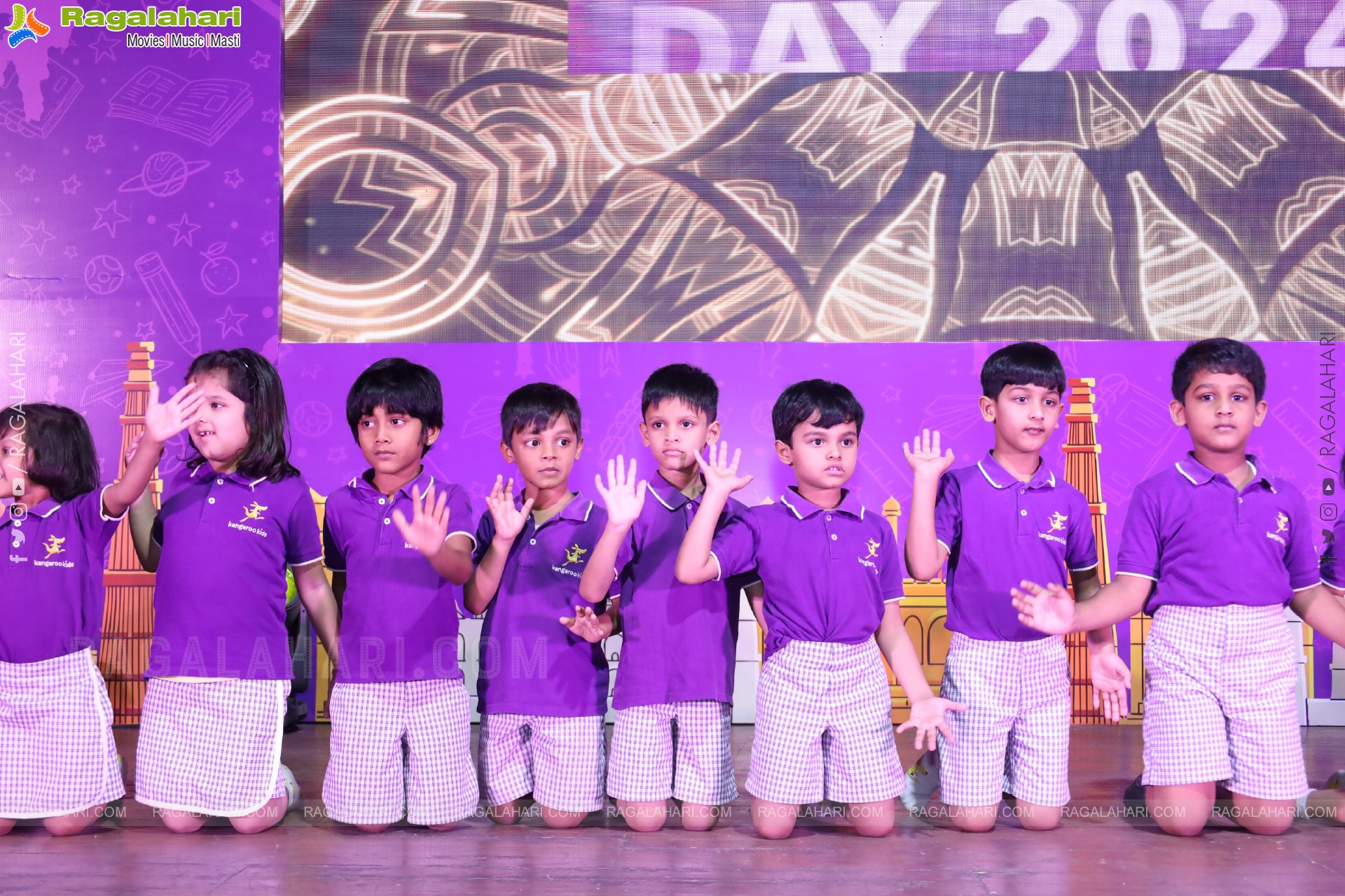 Kangaroo Kids-Suncity and Great Oak Annual Day 2025 @Taramathi Baradari