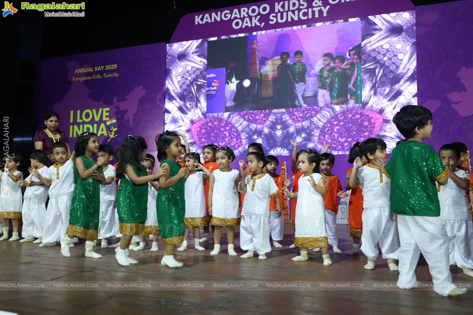 Kangaroo Kids-Suncity and Great Oak Annual Day 2025 @Taramathi Baradari