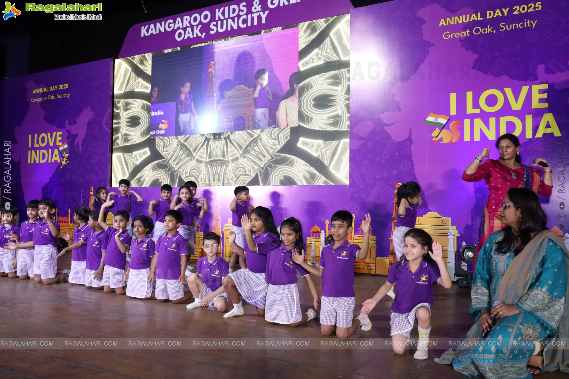 Kangaroo Kids-Suncity and Great Oak Annual Day 2025 @Taramathi Baradari