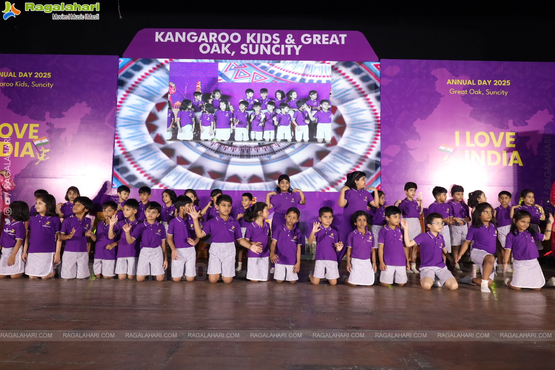 Kangaroo Kids-Suncity and Great Oak Annual Day 2025 @Taramathi Baradari