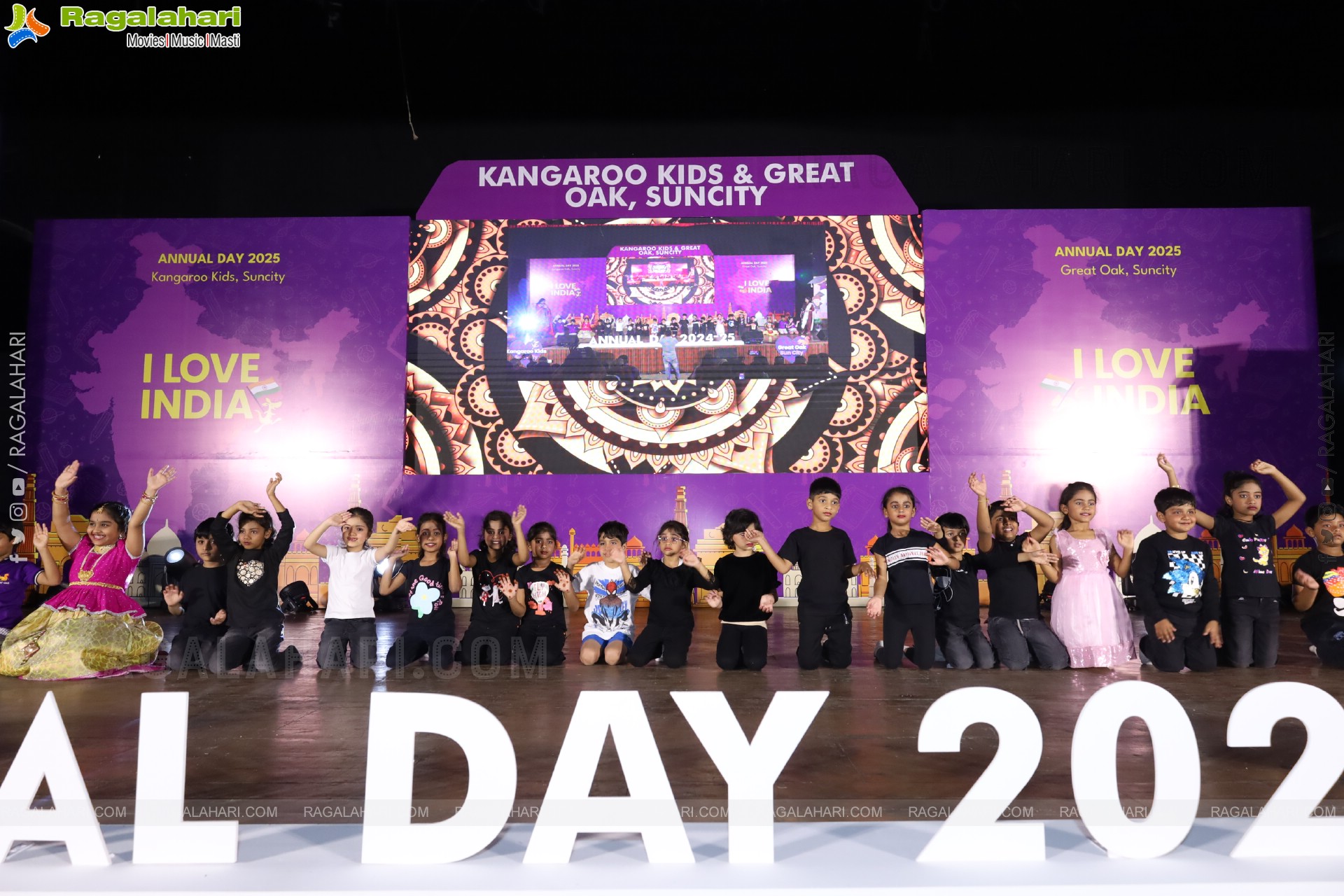 Kangaroo Kids-Suncity and Great Oak Annual Day 2025 @Taramathi Baradari